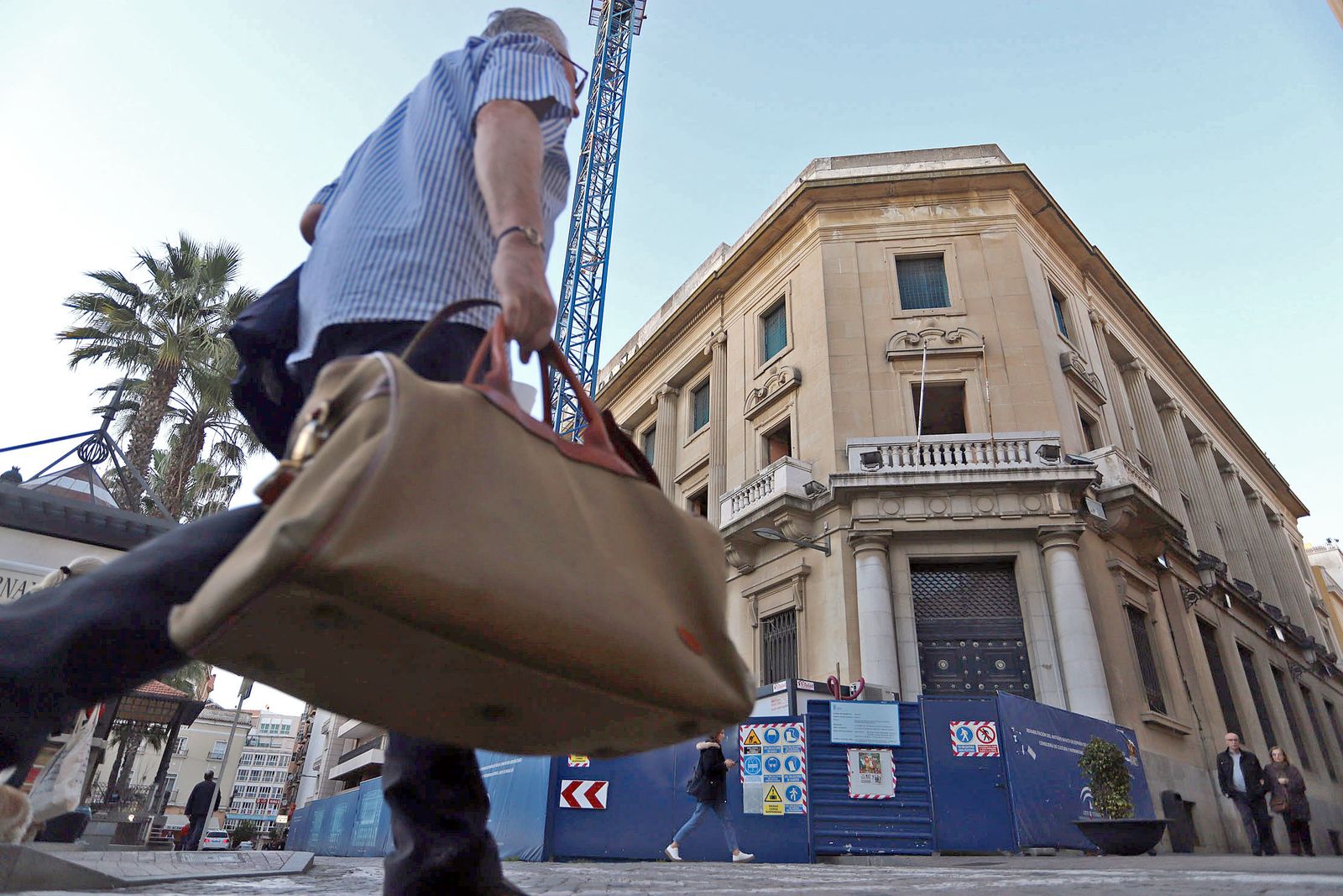 Imágenes del estado actual de las obras del Banco de España