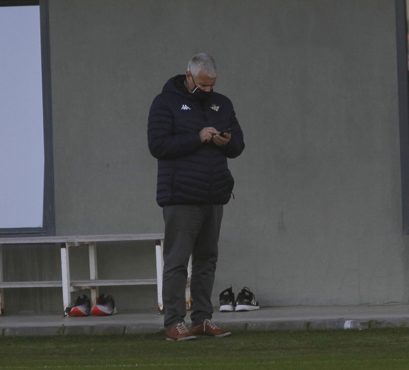 Antonio Cordón, ayer en el entrenamiento.