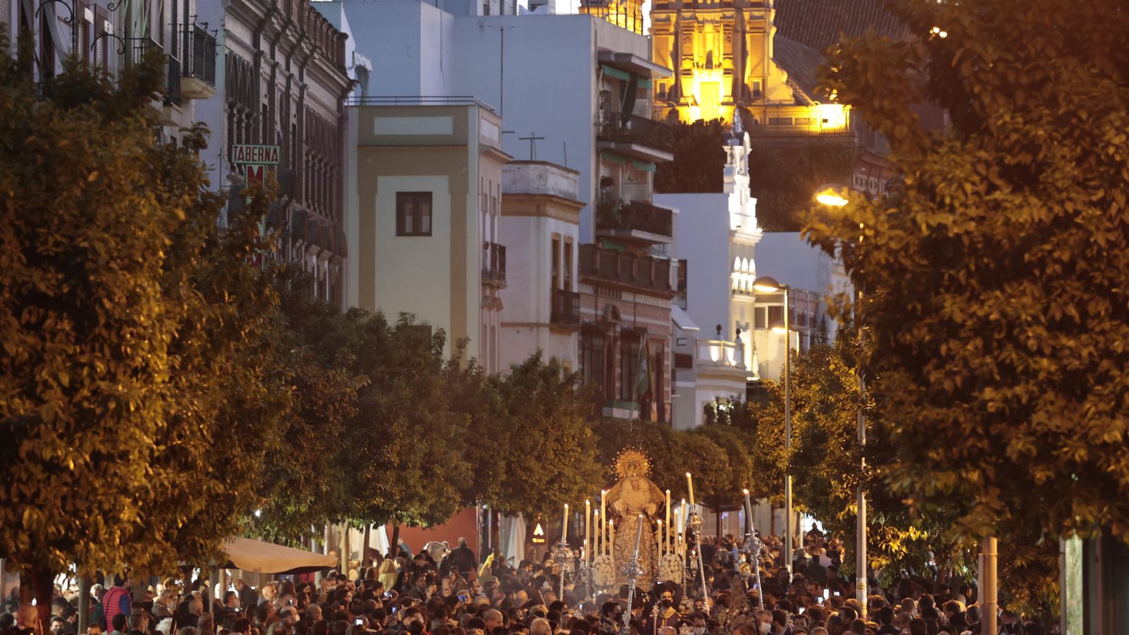 Las imágenes del Vía Crucis de la Hermandad de la Estrella
