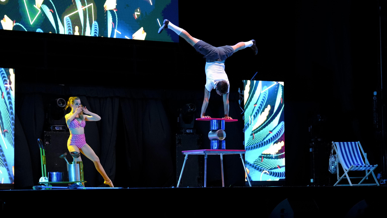 Imágenes del espectáculo 'The Talent' en la Gala XV Aniversario Diario de Almería