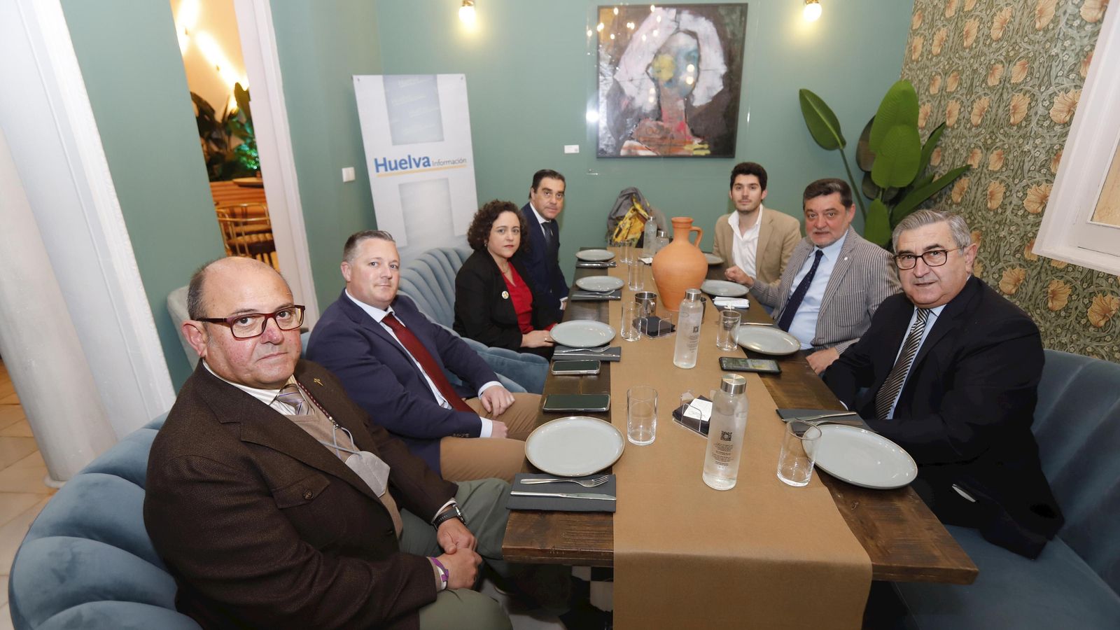 Un momento previo al inicio de la Tertulia.
