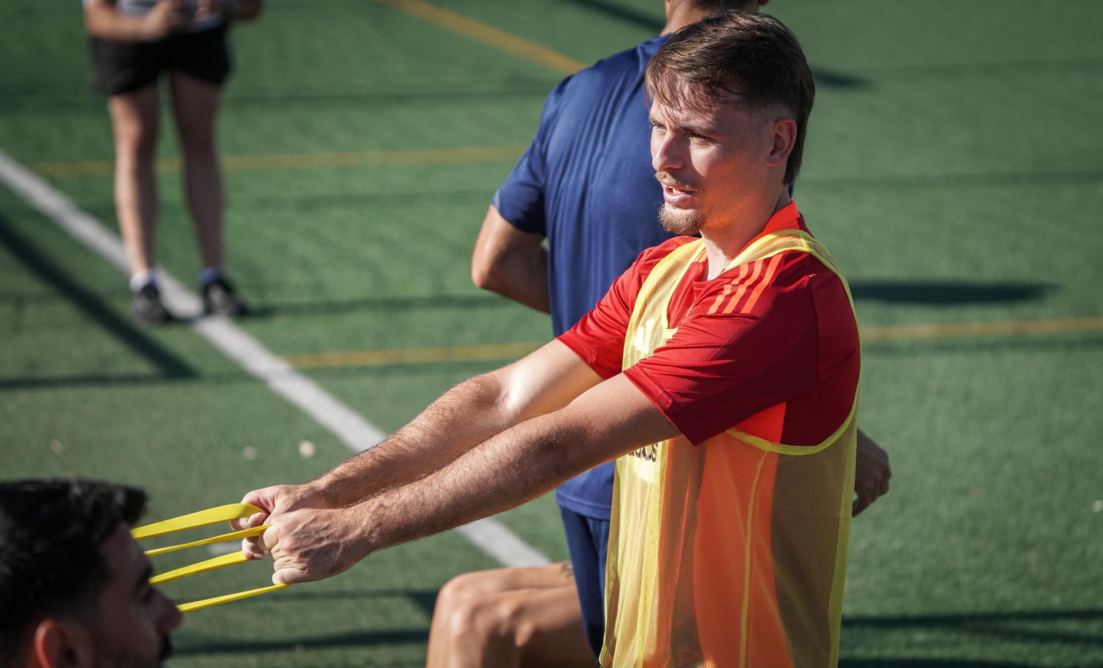 Imágenes del primer entrenamiento de la temporada Xerez CD