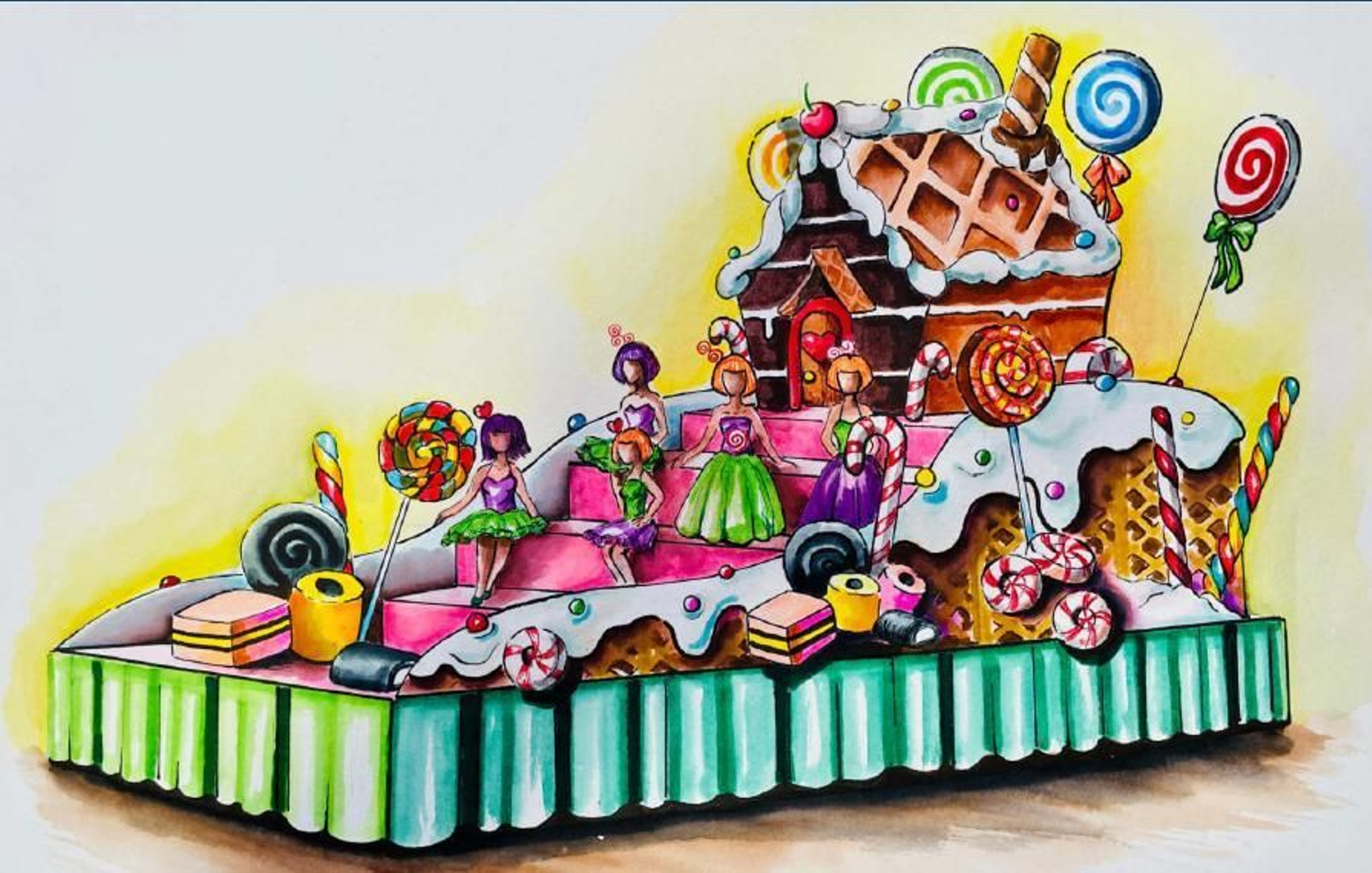 Así son las carrozas de la cabalgata de Reyes Magos de San Fernando