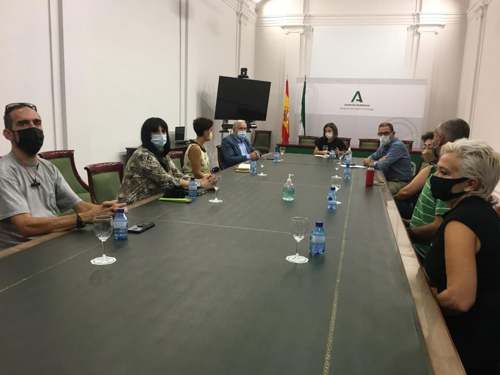 Reunión entre la Junta y los vecinos de Churriana.