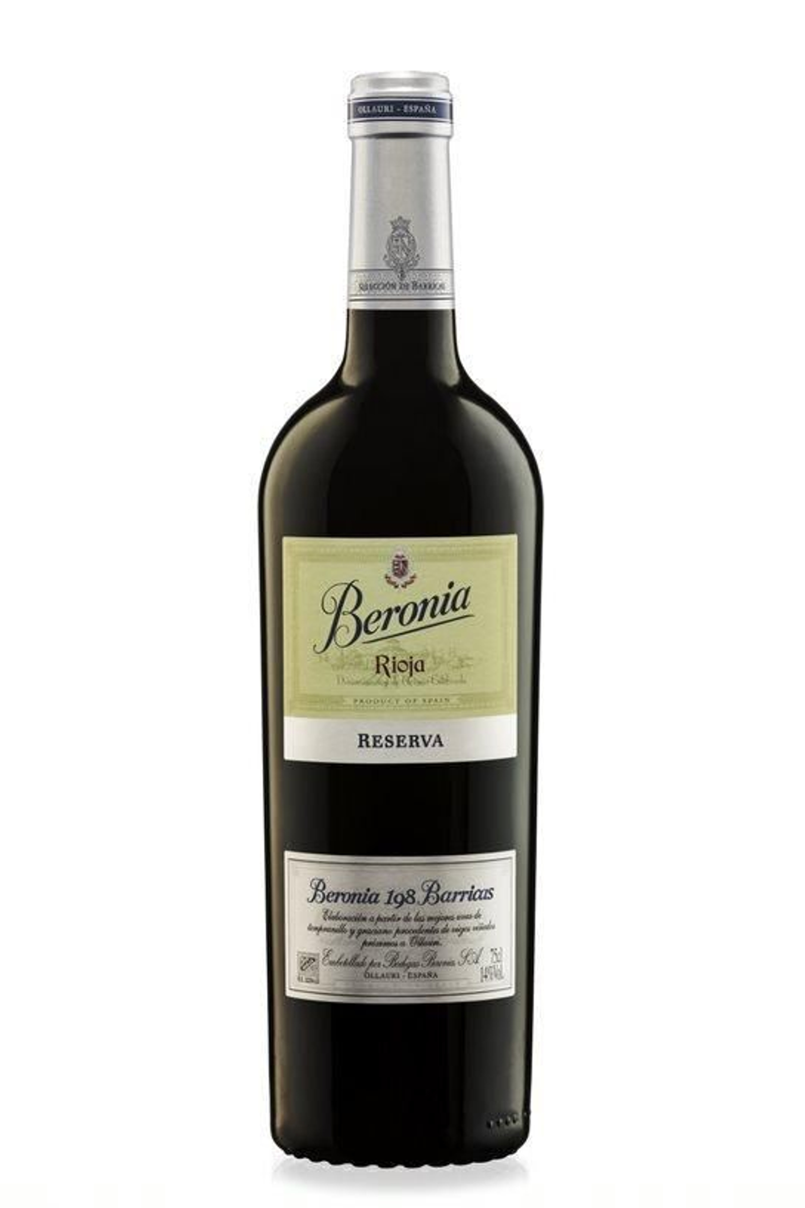 Beronia 198 Barricas Reserva.