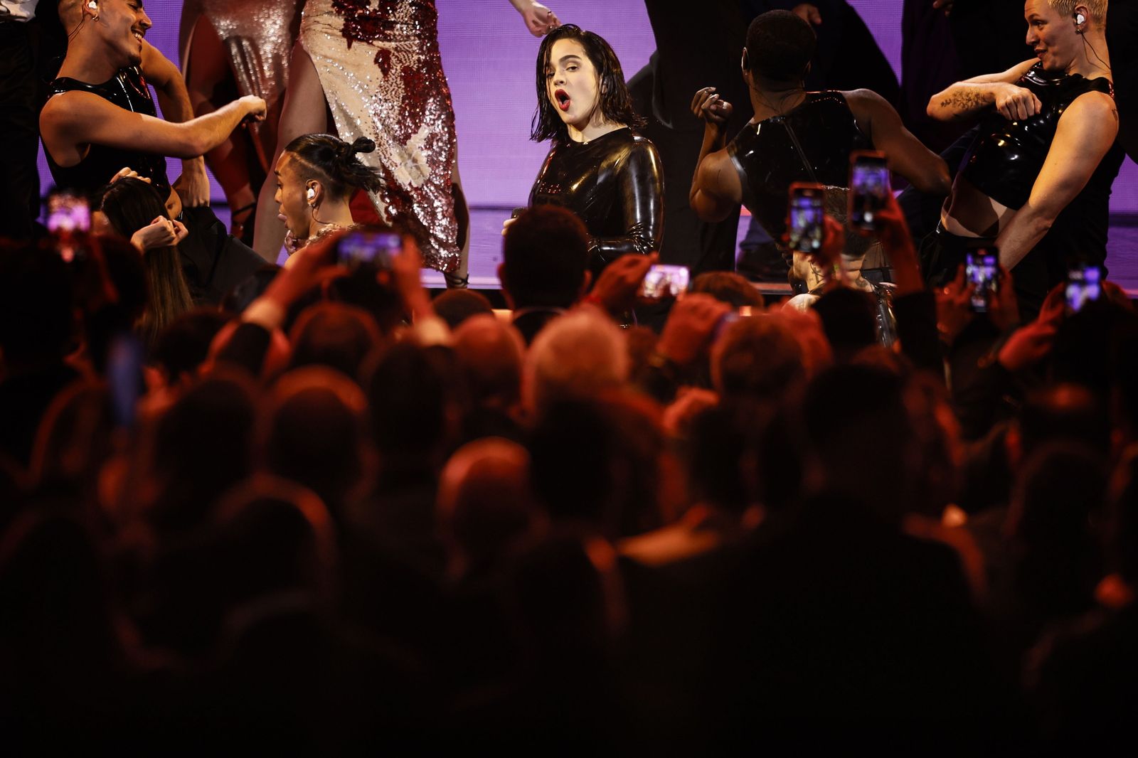 La alfombra roja de los Grammy latinos