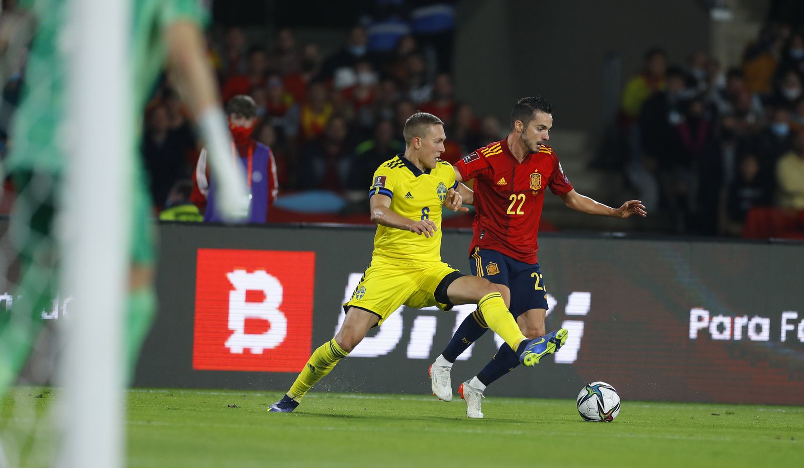 Las imágenes del España-Suecia