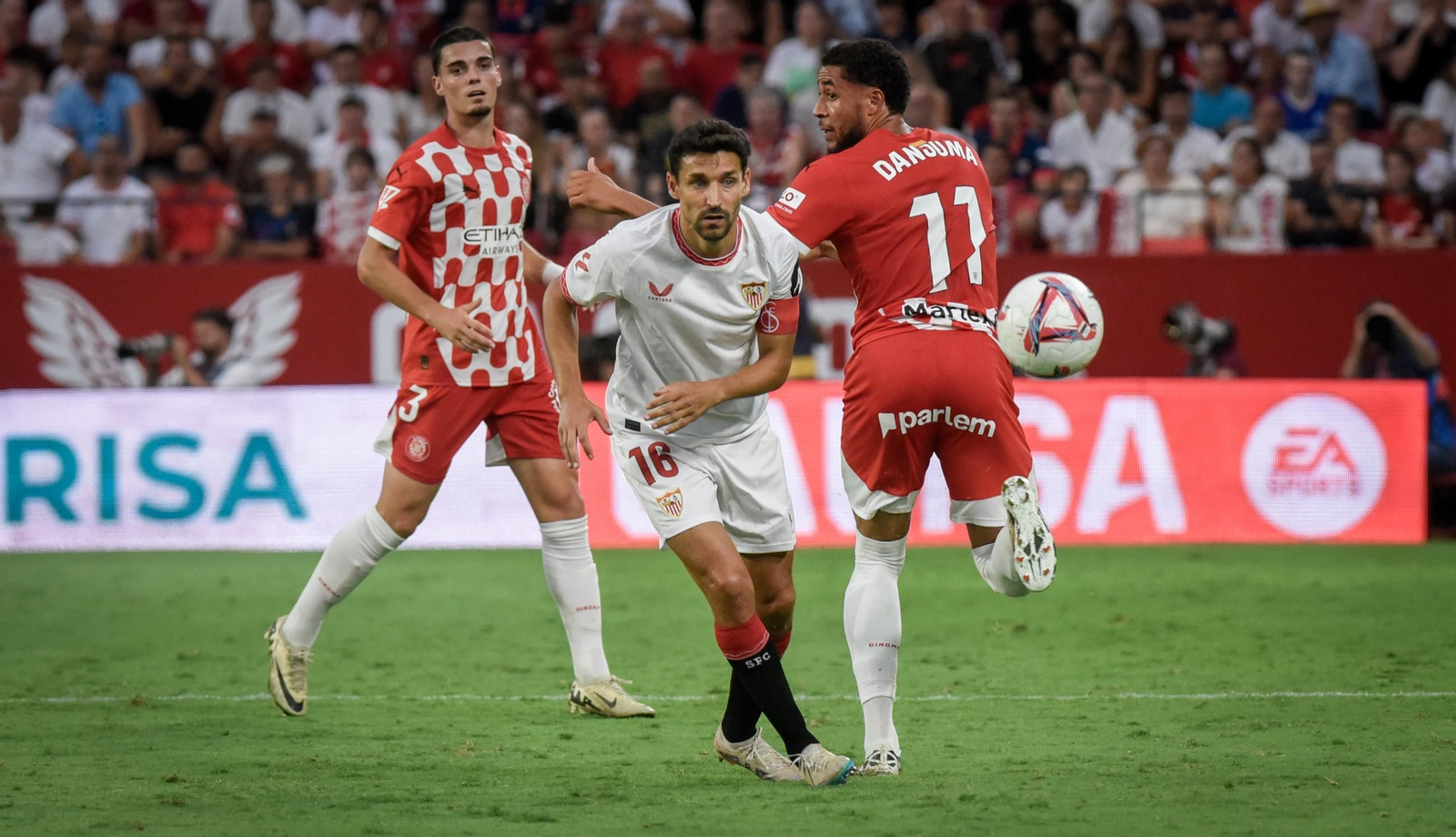 Las imágenes del Sevilla FC - Girona FC