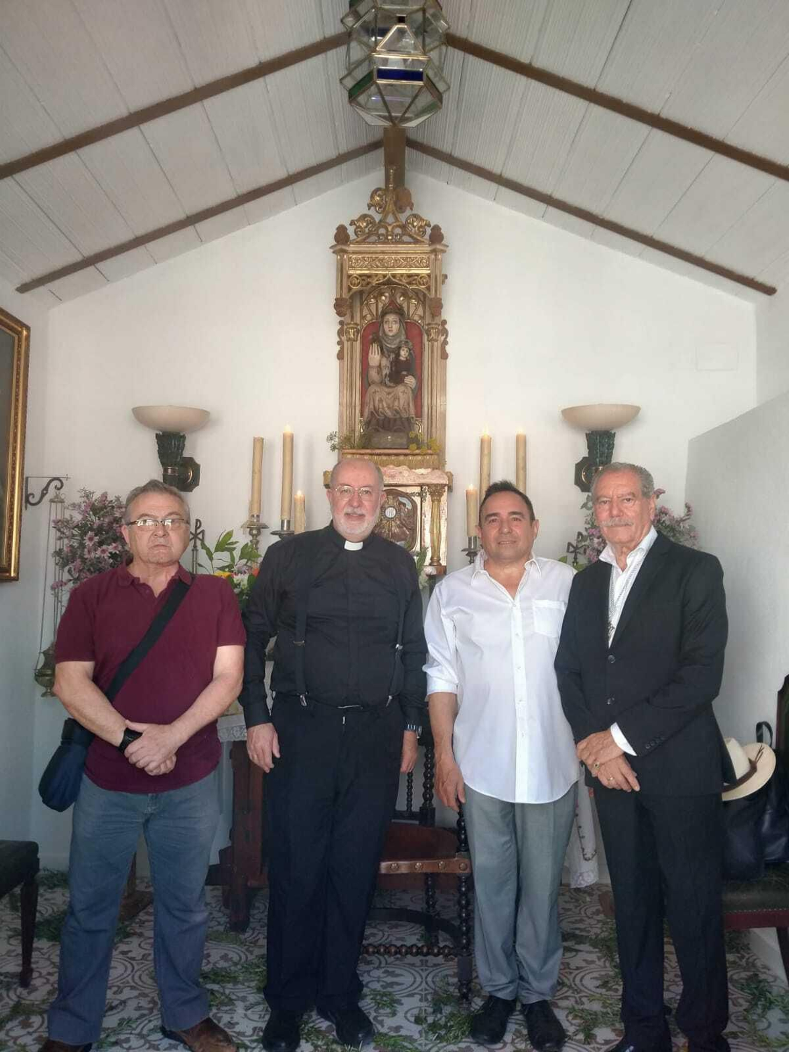 Inauguración de la ermita de la aldea de El Quejigo.
