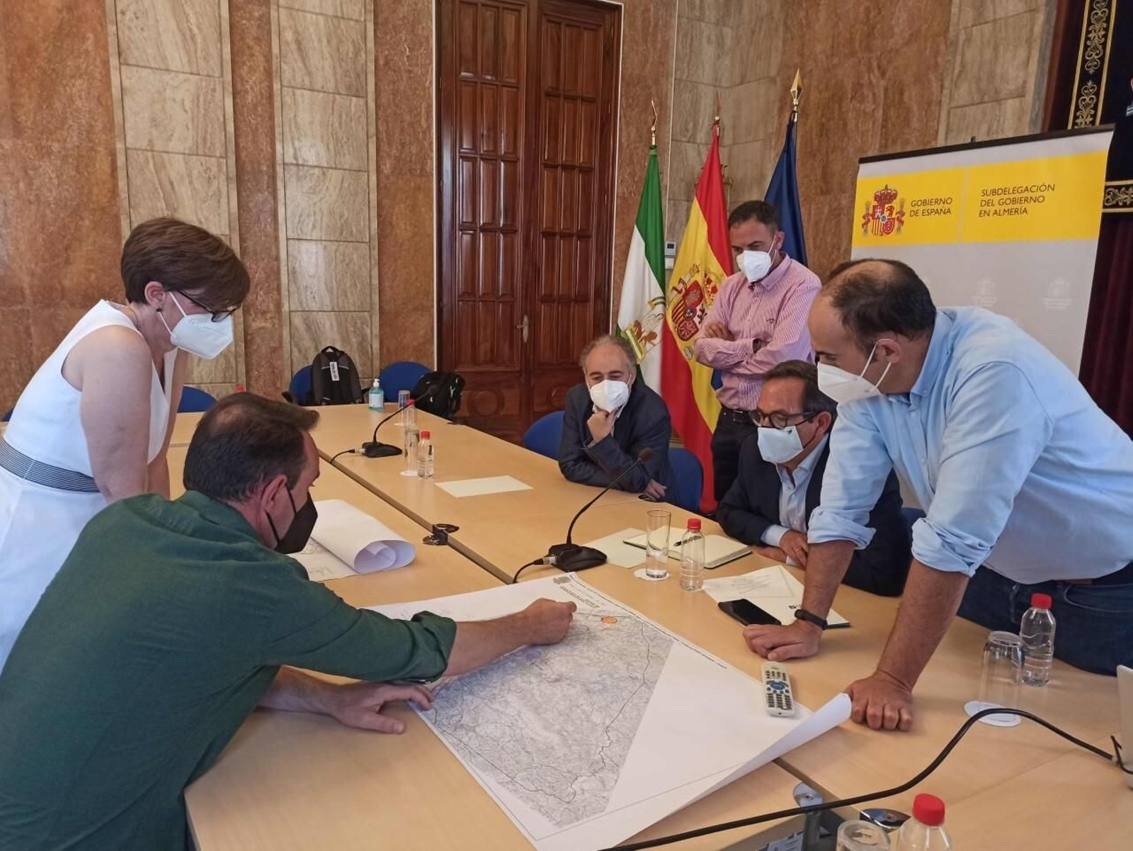 Encuentro de REE con el Ayuntamiento de Antas promovido por la Subdelegación del Gobierno