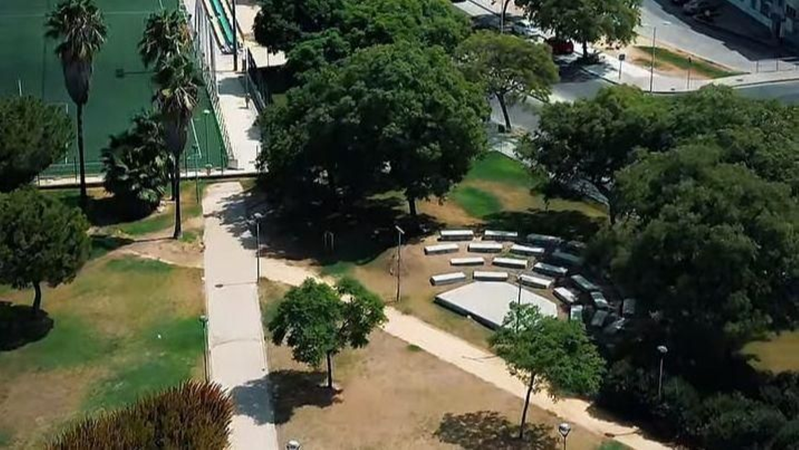 Una imagen del nuevo espacio cultural ubicado en el parque de El Juncal.