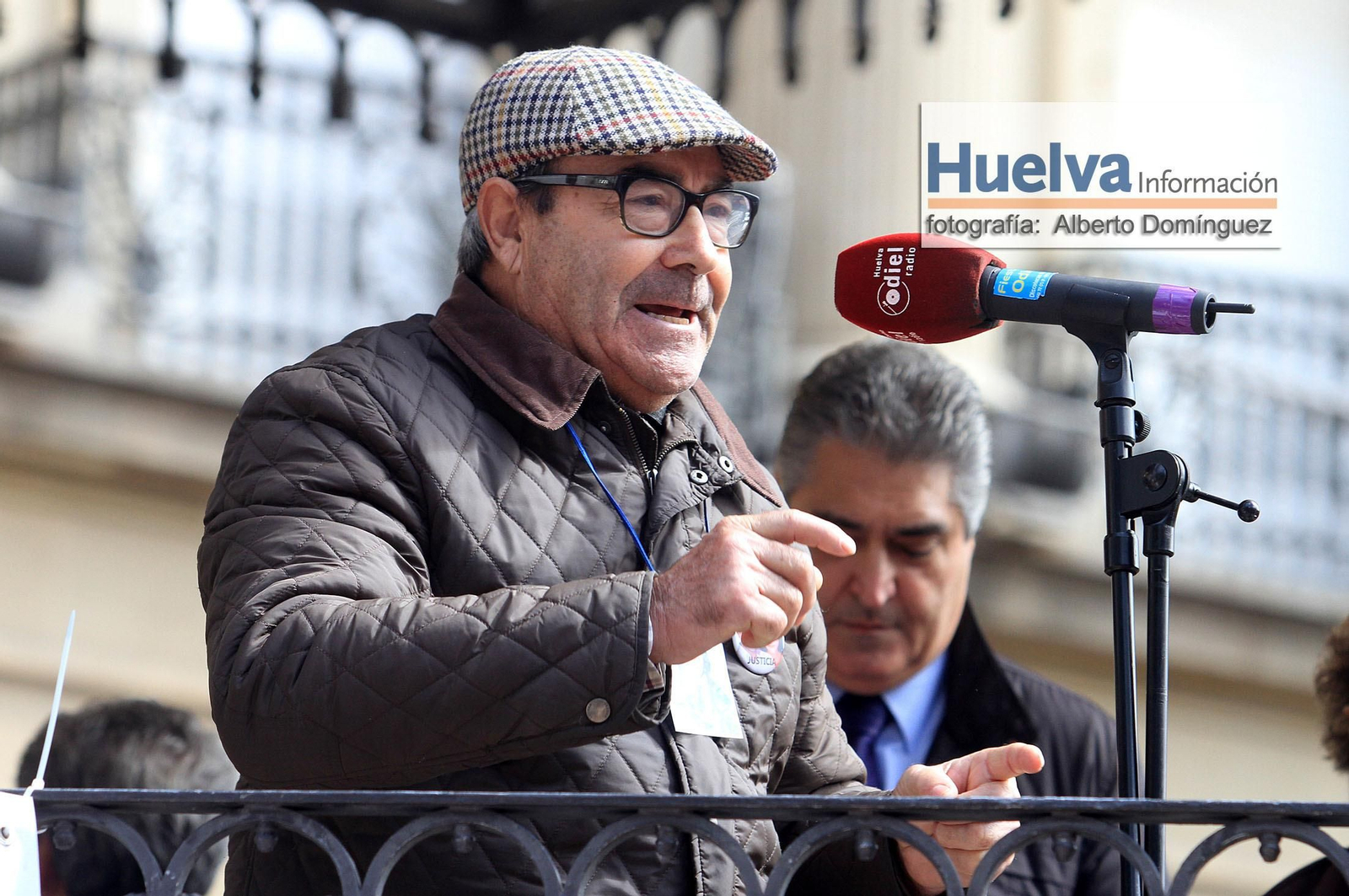 Imágenes de la manifestación contra la derogación de la prisión permanente revisable celebrada en Huelva