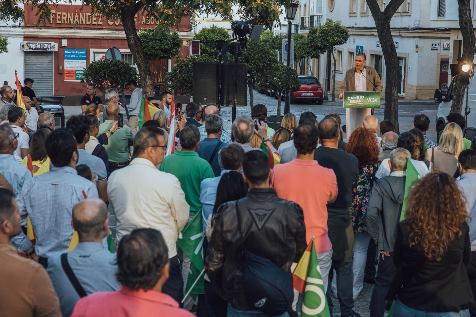 Ortega Smith, en San Fernando.