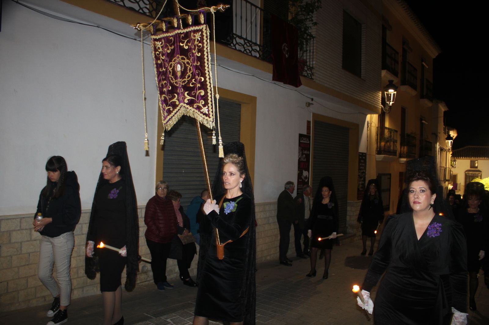 Las imágenes de las procesiones del Jueves Santo en Vélez Rubio