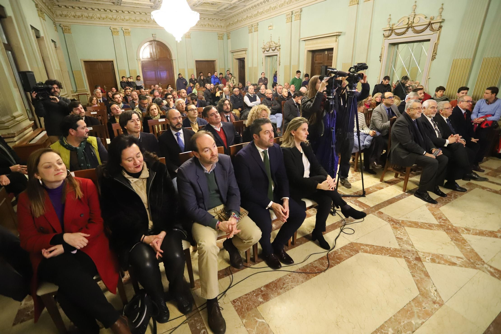 Imágenes de la presentación del cartel de la Semana Santa de Huelva de 2020