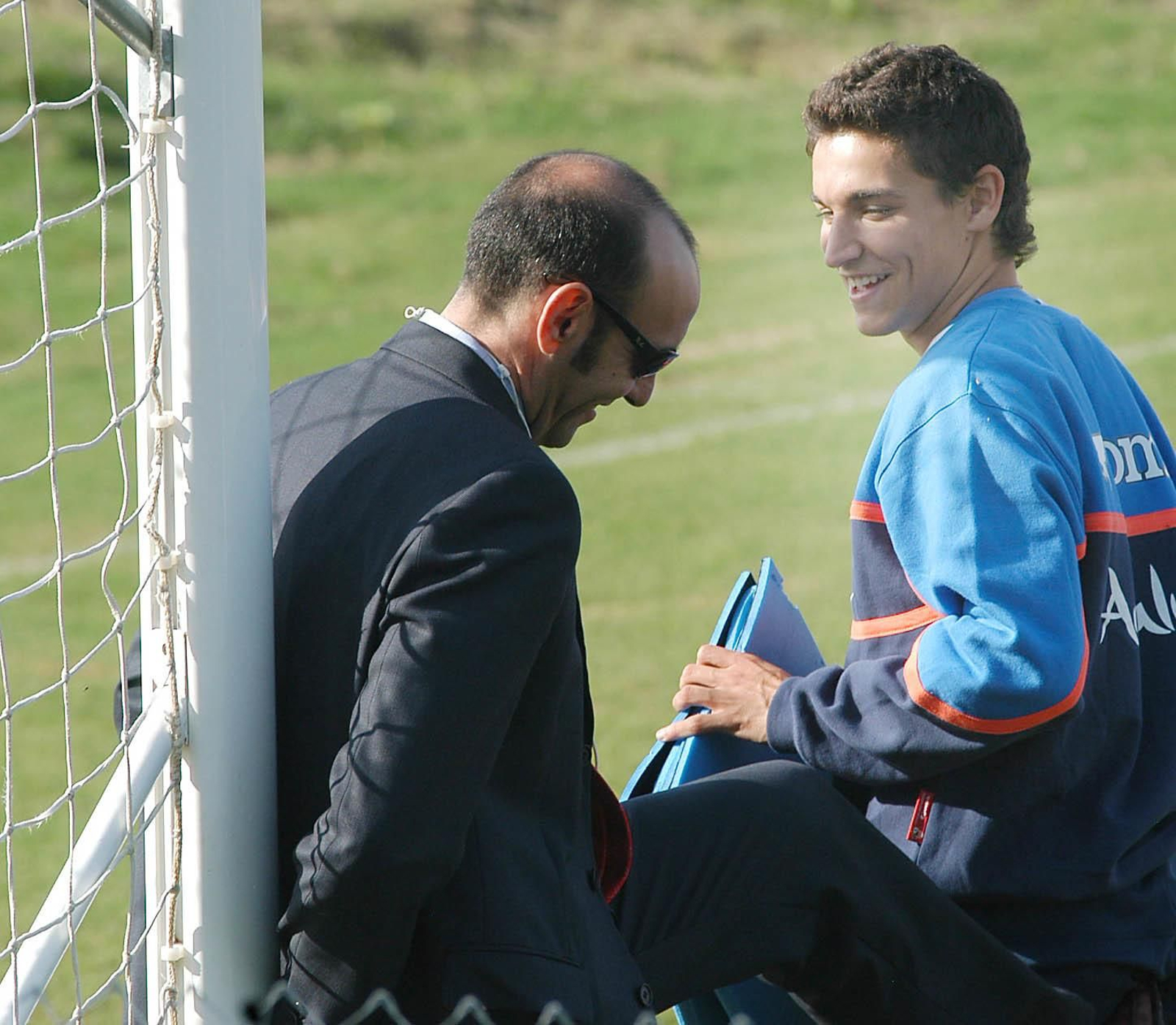 Jesús Navas con Monchi