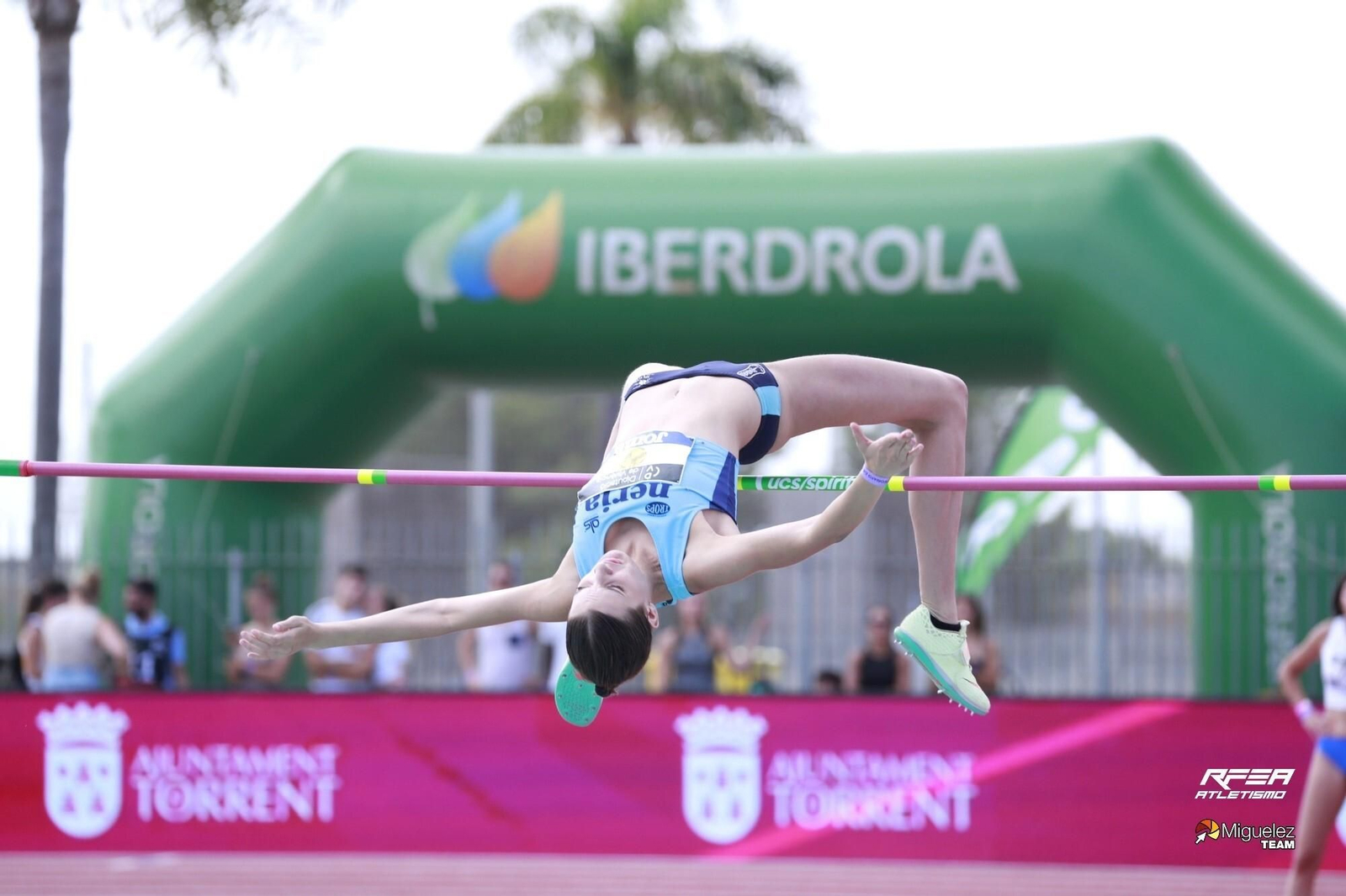 Salto de Una Stancev en una prueba anterior