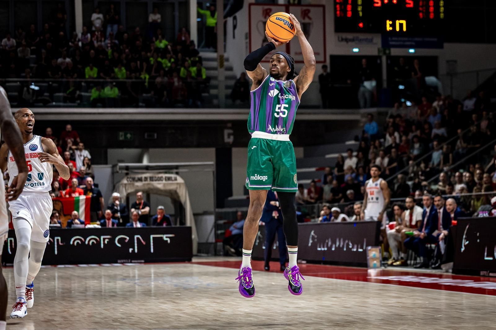 El Reggiana-Unicaja, en fotos