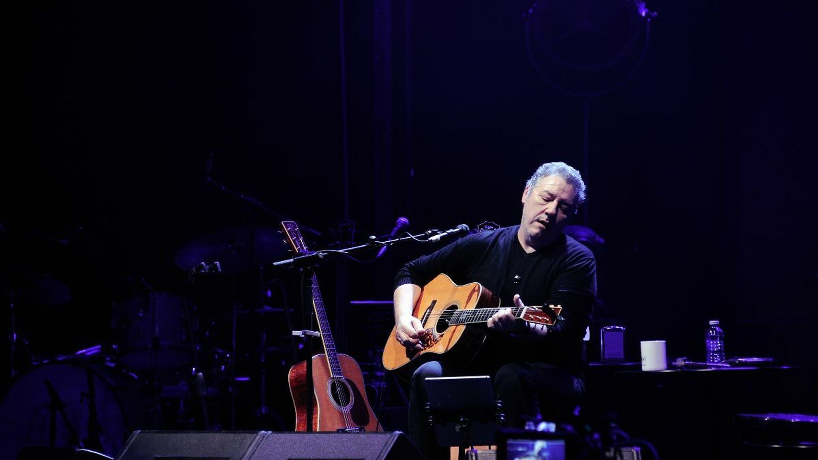 Goñi, durante la grabación de su último disco.