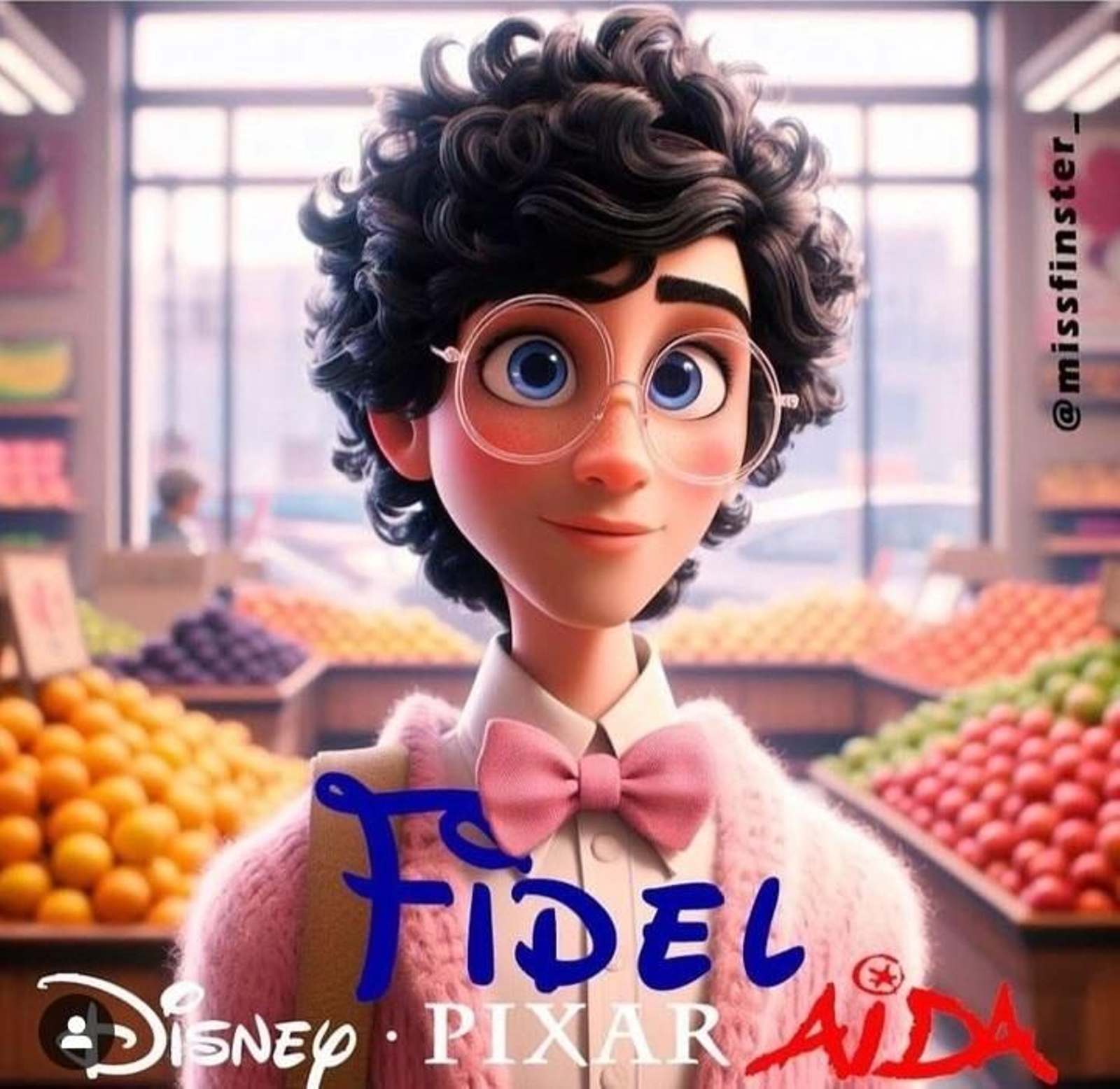 Fidel según Pixar, el personaje con el que creció en un plató Eduardo Casanova