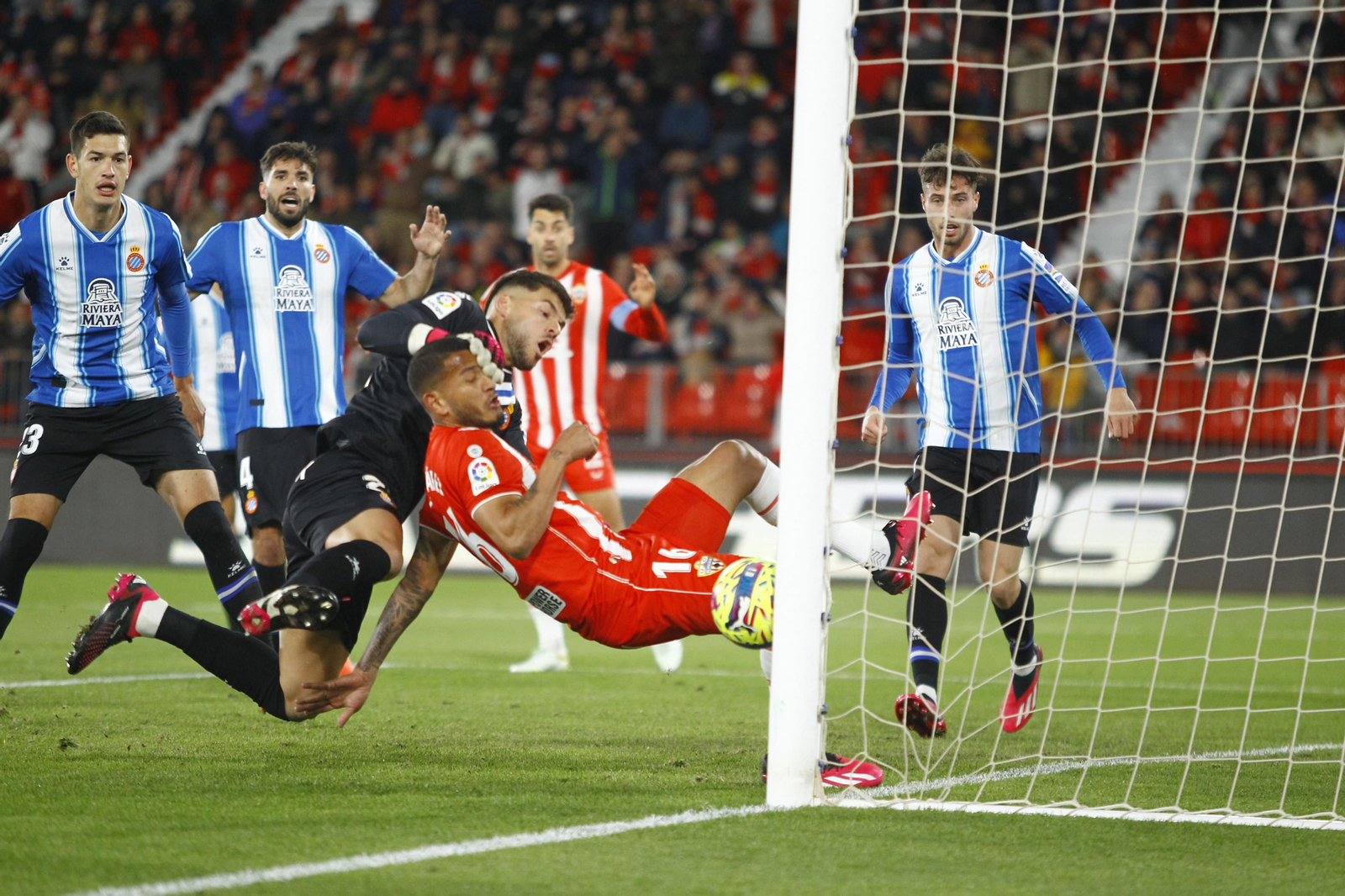 Imágenes del partido U.D. Almería-R.C.D. Espanyol