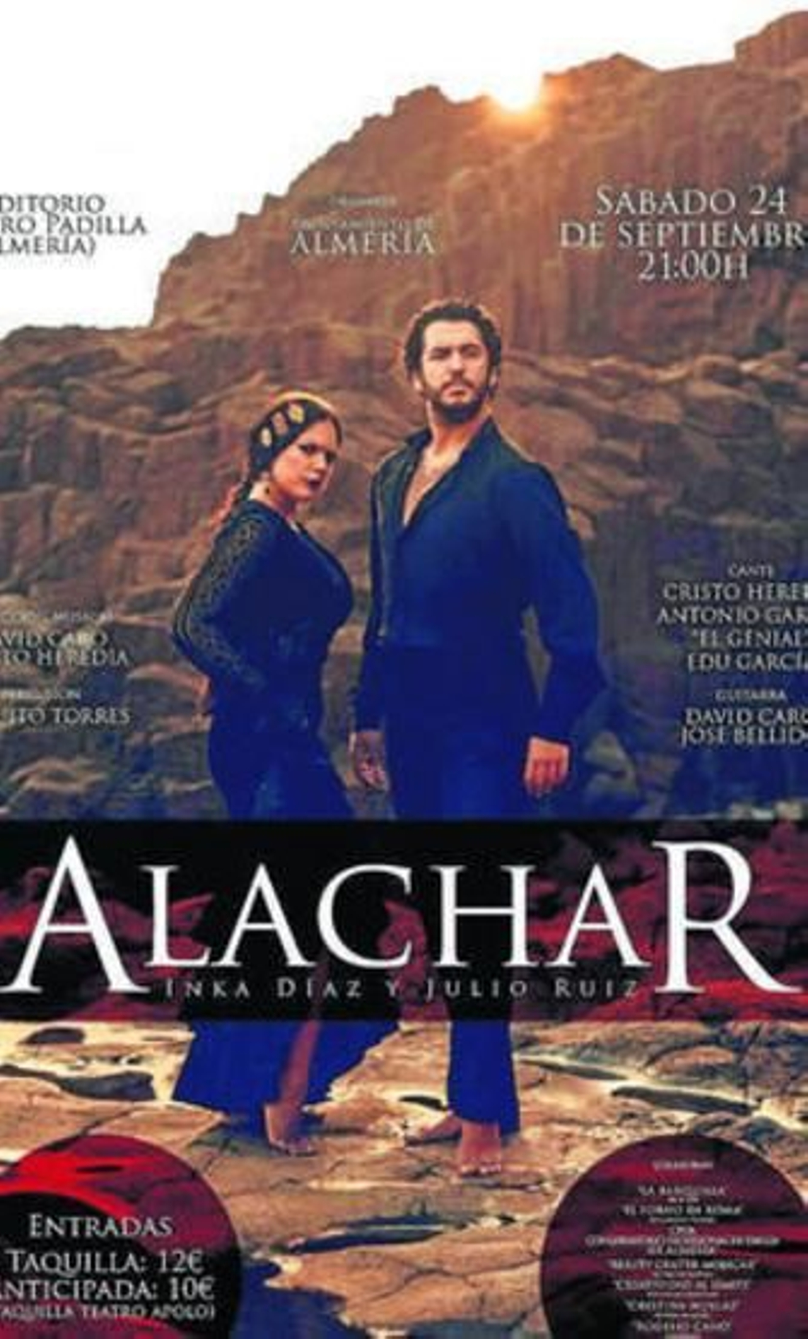 Cartel del nuevo espectáculo titulado 'Alachar'.