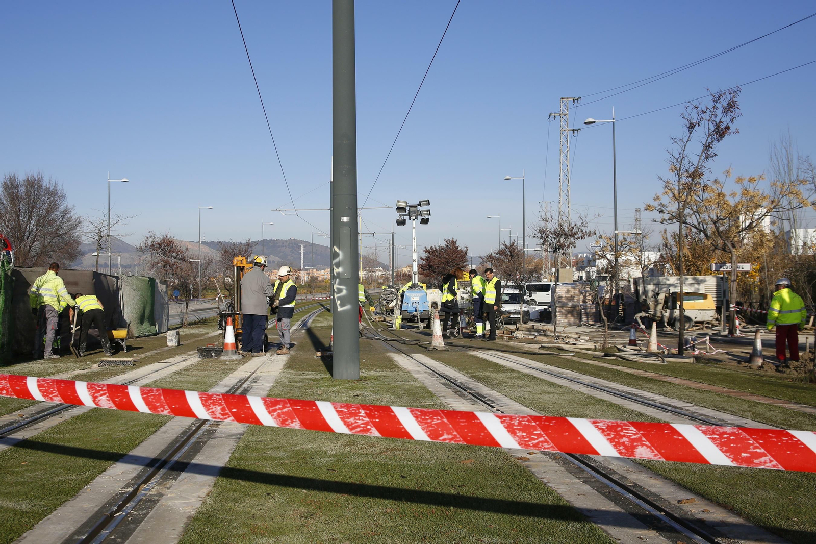 Fotos: así avanzan las obras para reparar el Metro de Granada