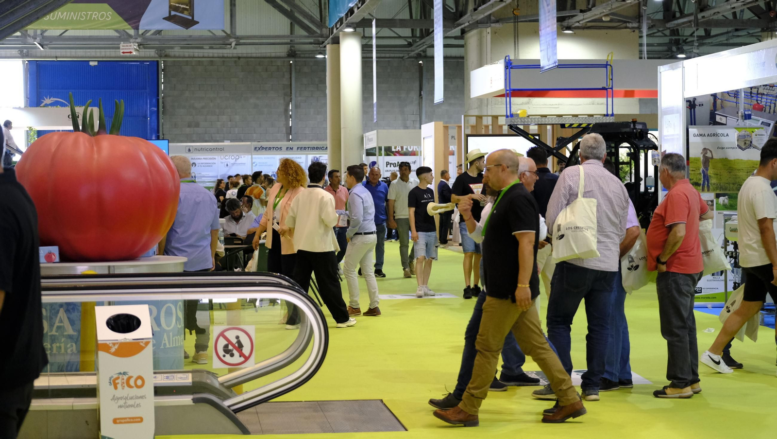 Imágenes del primer día de Infoagro Exhibition en Aguadulce