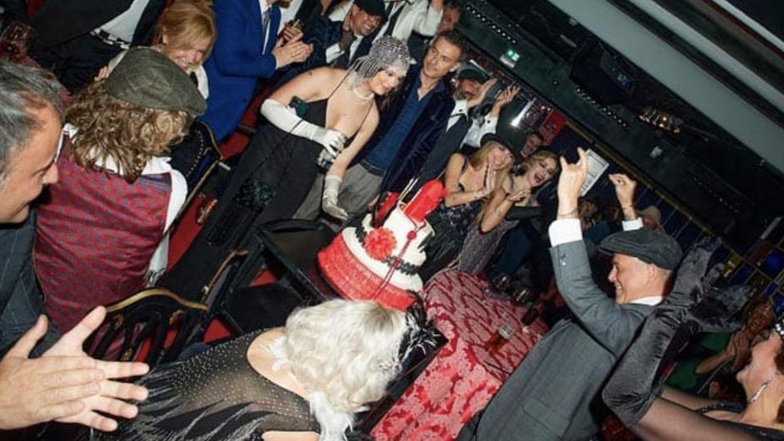 Alejandro Sanz en su fiesta de cumpleaños