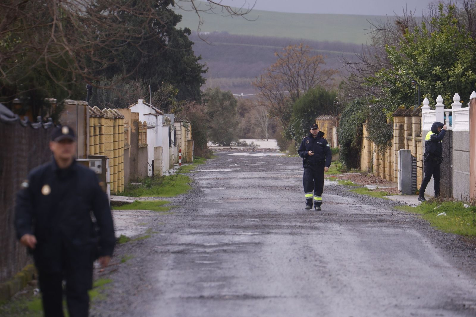 Los vecinos de Guadalvalle desalojan sus parcelas por la crecida del Guadalquivir, en imágenes
