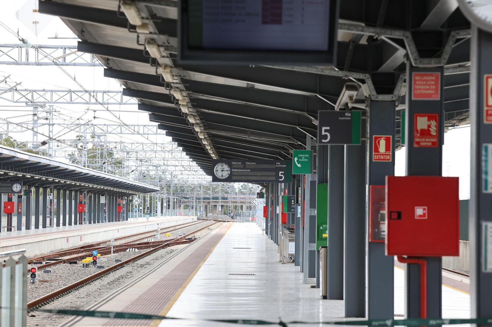 Estación de tren de Huelva.