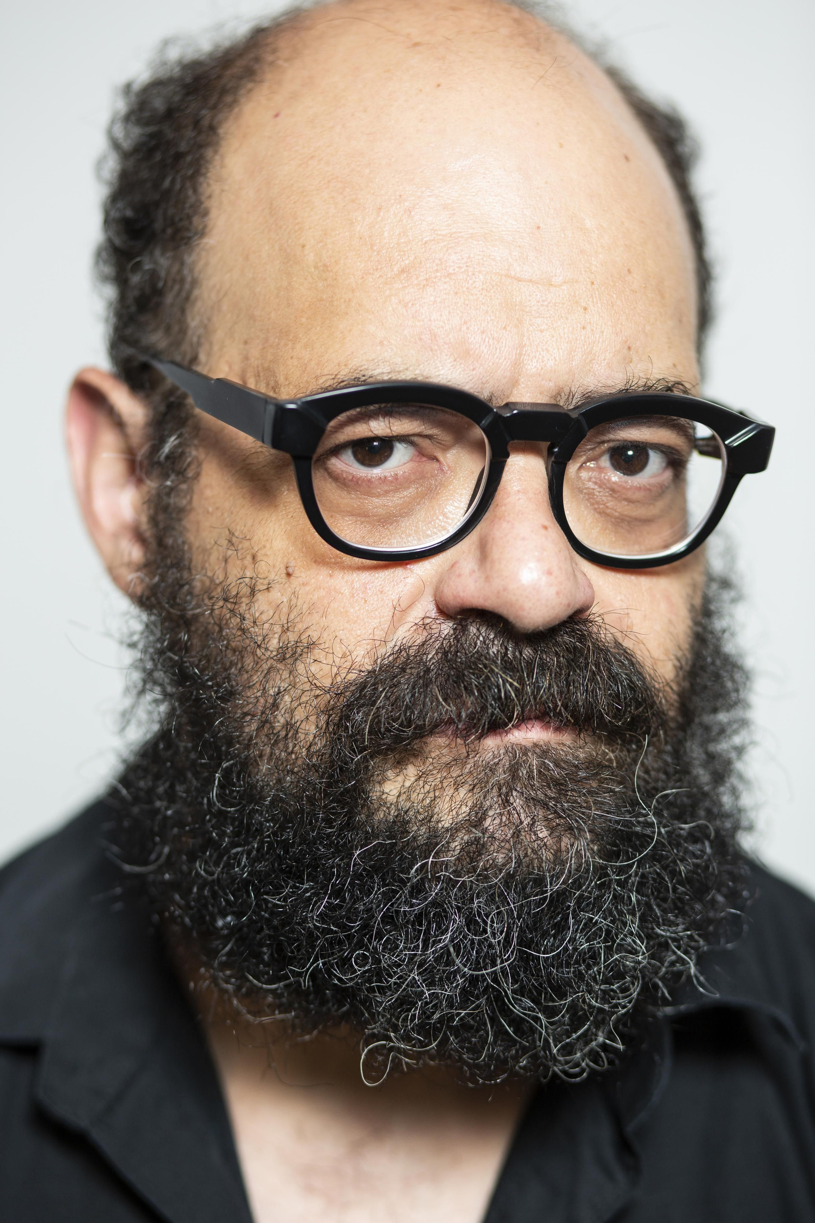 Primer plano del cómico