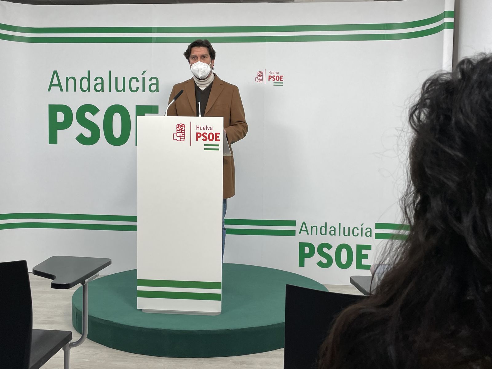 Enrique Gaviño, portavoz provincial del PSOE de Huelva.