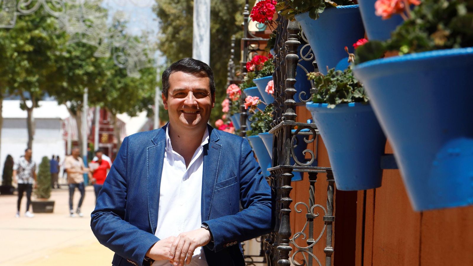 José María Bellido, en la Feria de Córdoba José María Bellido, en la Feria de Córdoba