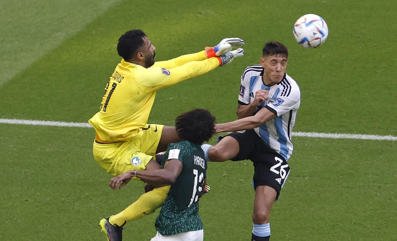 Las imágenes del Artentina - Arabia Saudí en el Mundial de Qatar