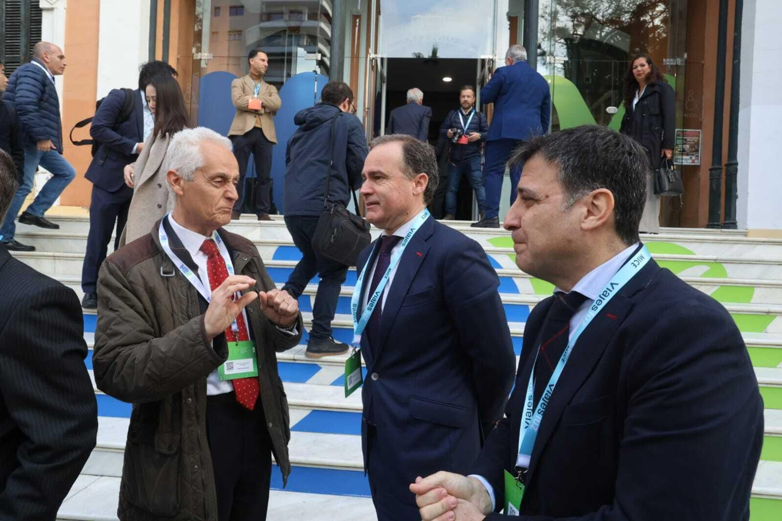 Imágenes de la inauguración del I Congreso Nacional de Hidrógeno Verde en Huelva
