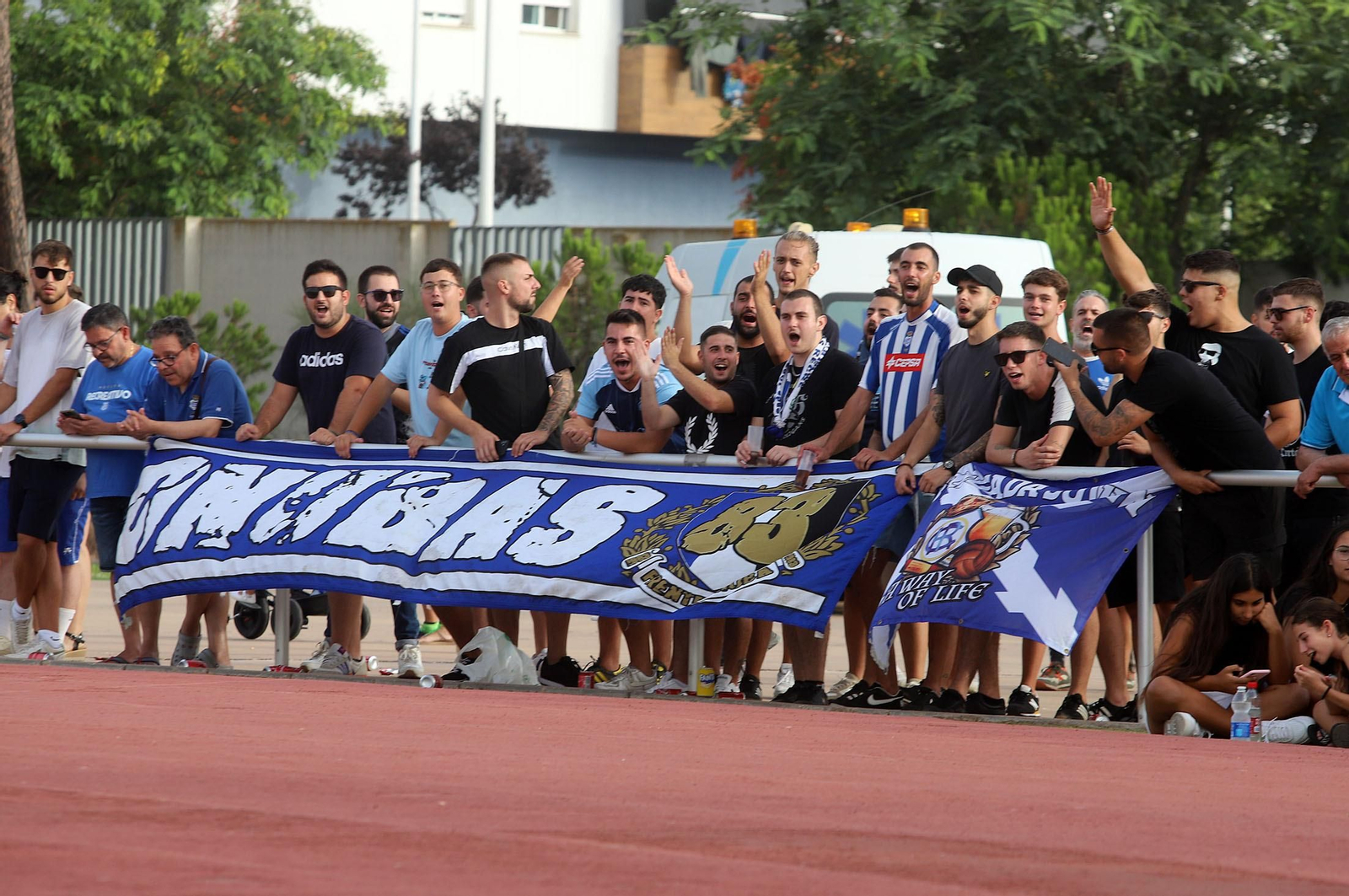 Imágenes del Recreativo de Huelva-Sevilla At en el Memorial Manuel González Rodríguez de Punta Umbría
