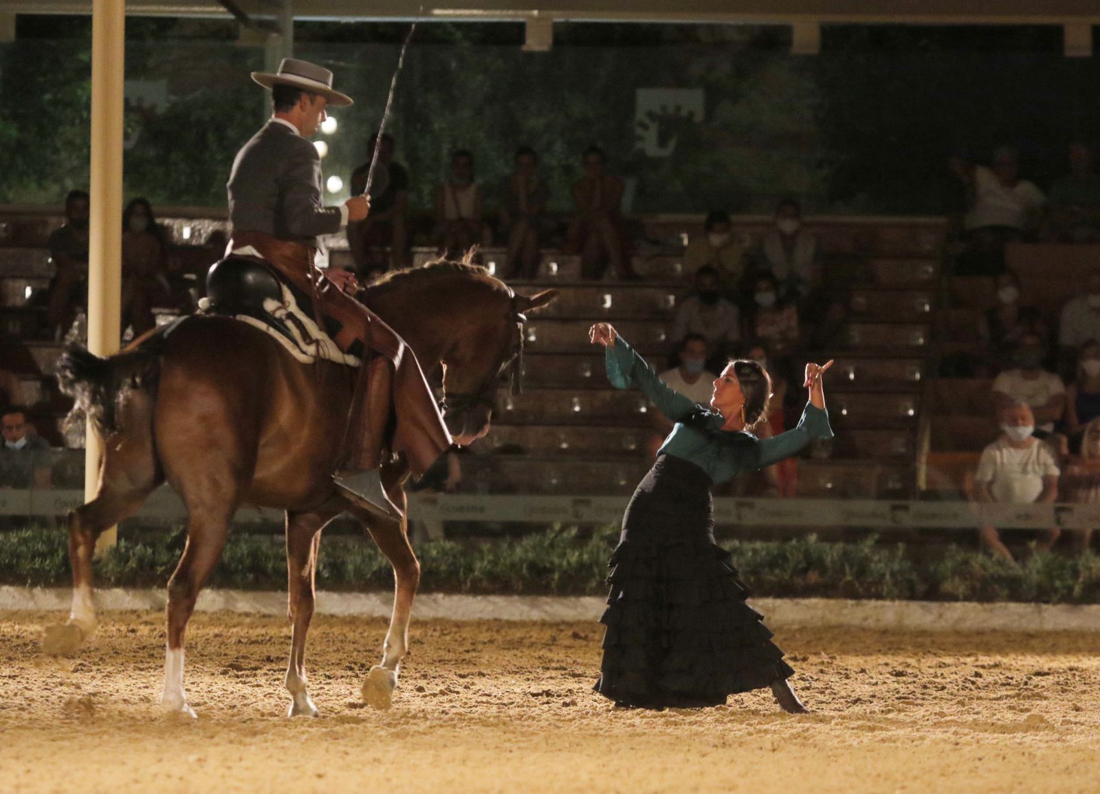 Un momento de ‘Pasión y Duende del Caballo Andaluz’.