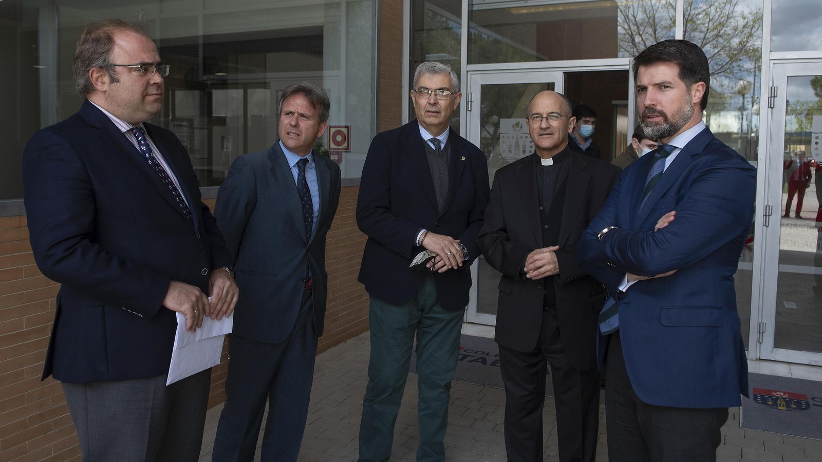 Carlos Navarro, Manuel Ramírez, Antonio Vera, don Luis Gaisse y Pedro Abascal