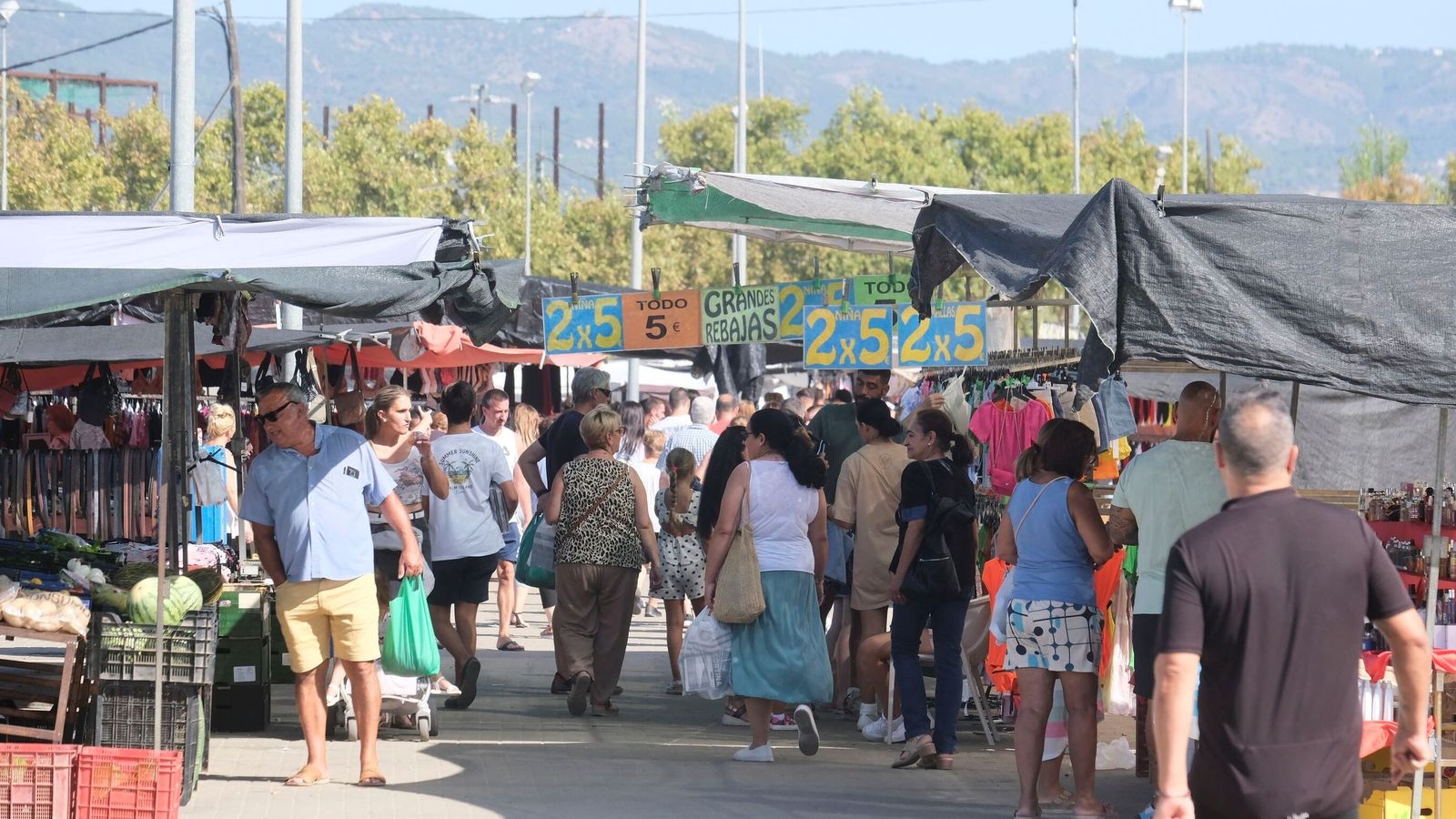 Mercadillo de El Arenal.