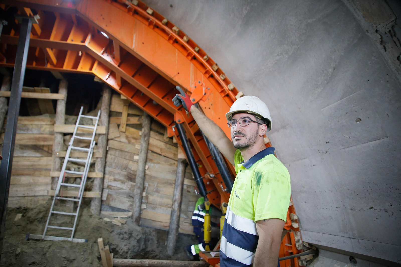 Así están las obras del túnel de Viator en la línea de alta velocidad de Adif, en imágenes