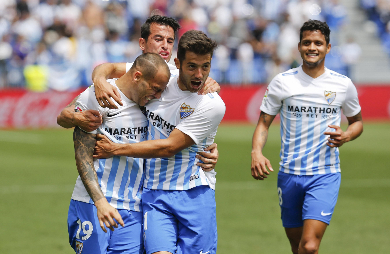 Las imágenes del Málaga-Valencia