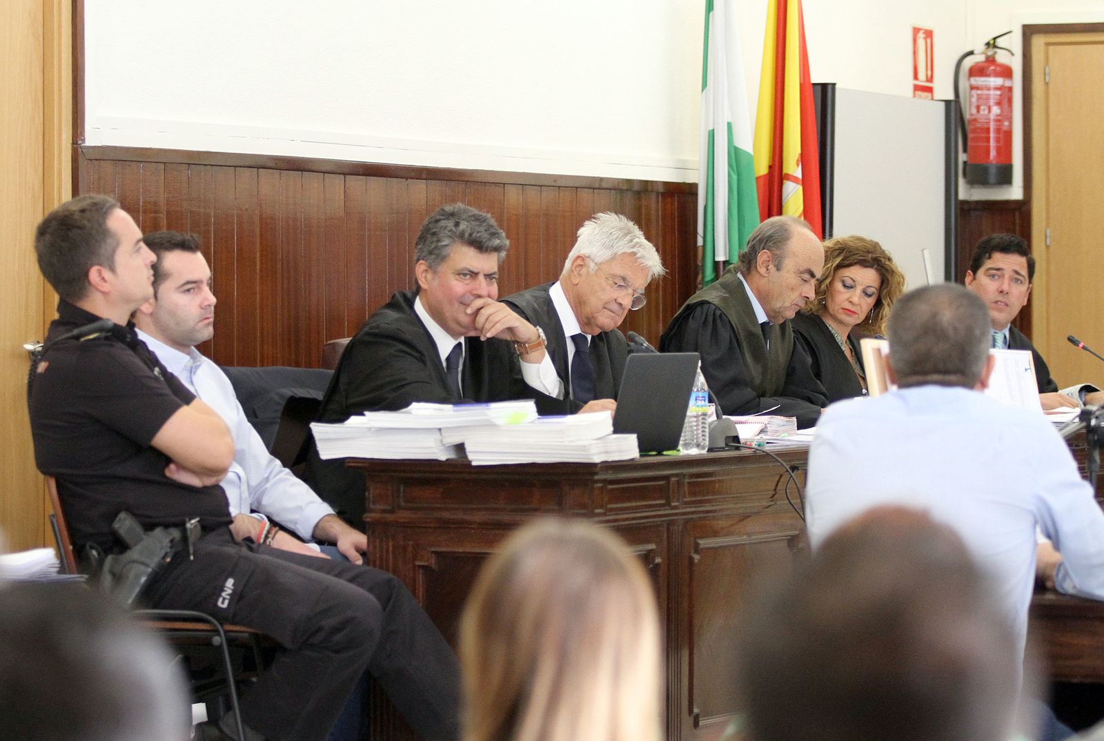 Imagen de la celebración del juicio por el doble crimen celebrado en la Audiencia Provincial.