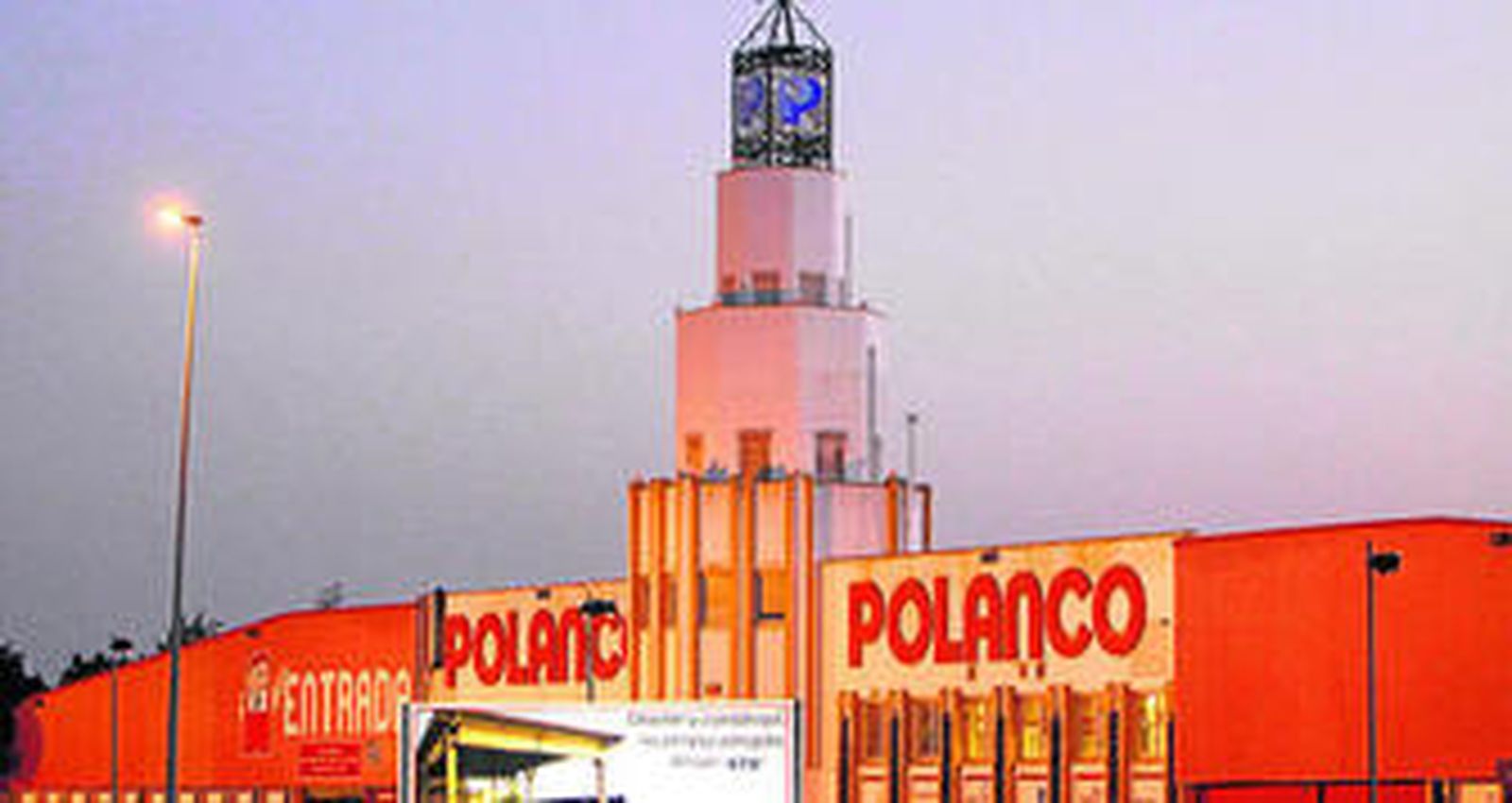 Vista de la empresa Polanco, en Chiclana, que actualmente se encuentra en concurso de acreedores.