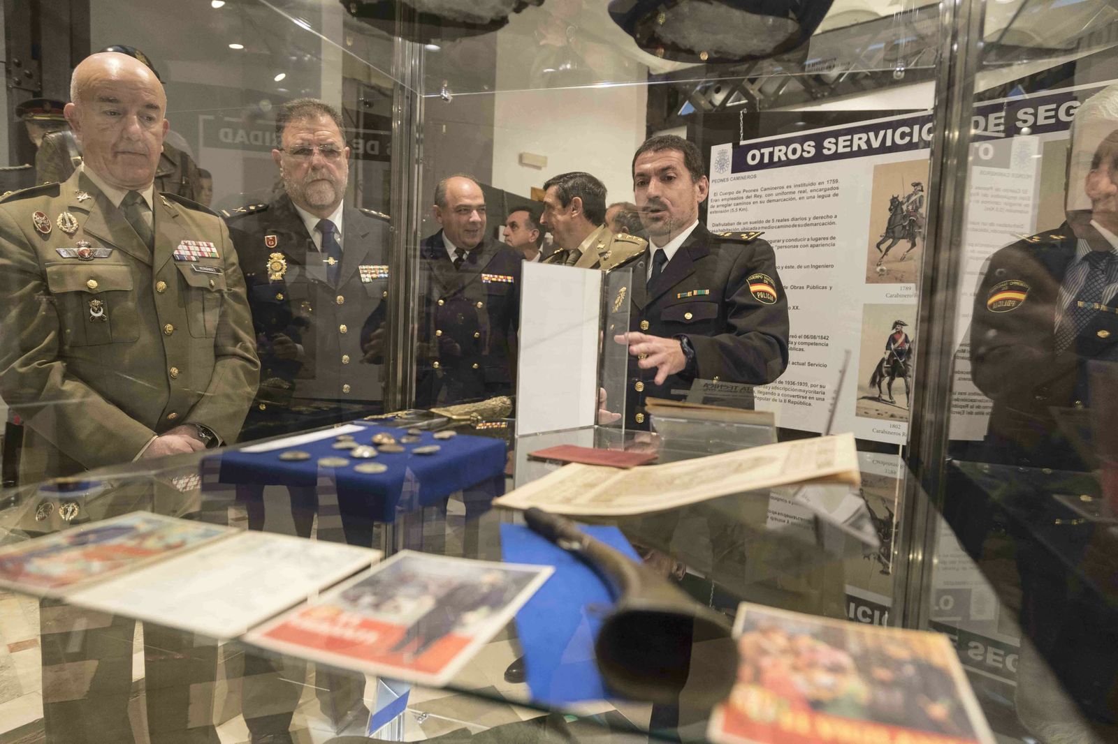 La exposición sobre la historia de la Policía Nacional
