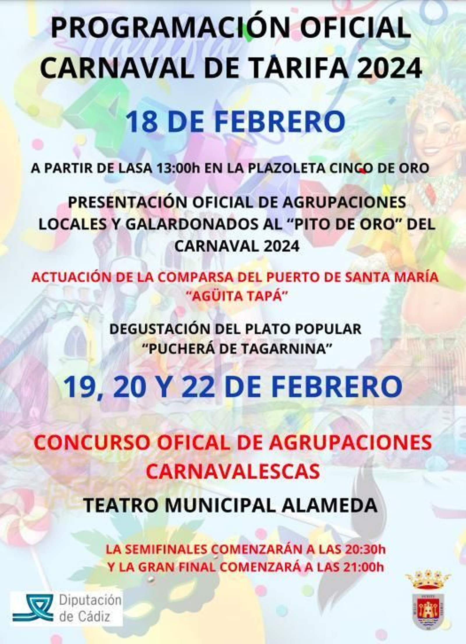 Programación carnaval Programación carnaval