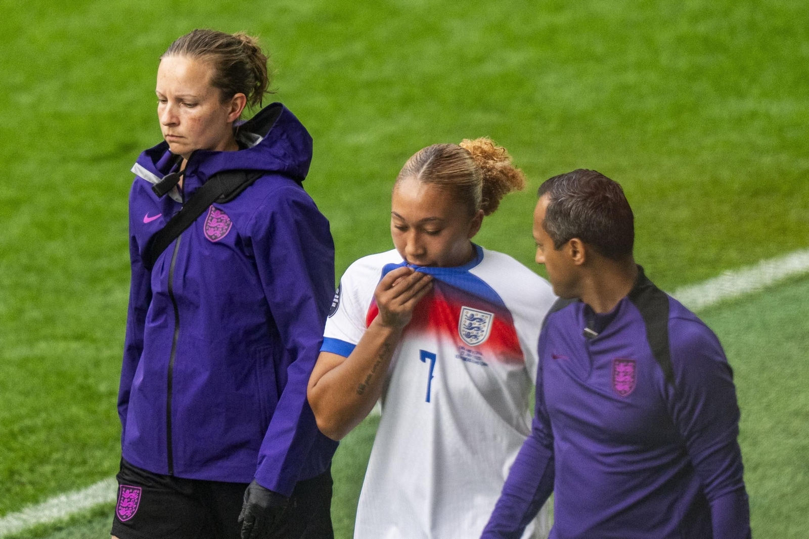 Las mejores imágenes de la final España - Inglaterra de la Eurocopa femenina