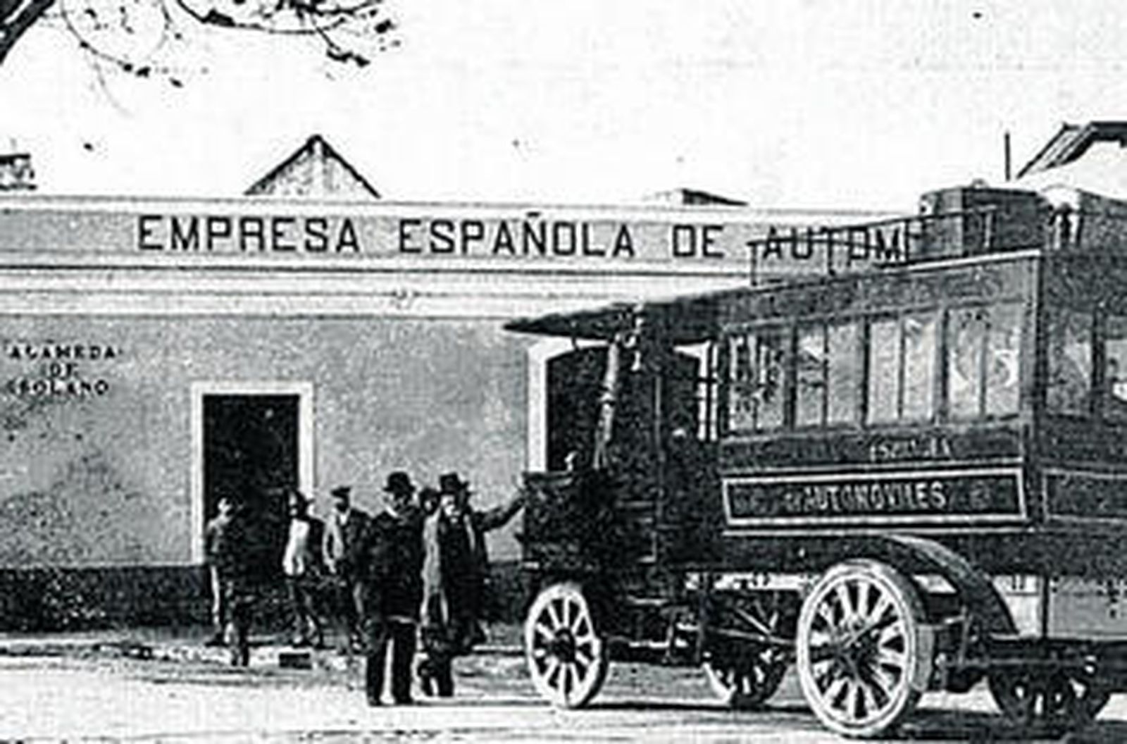 1910 Nueva línea de autobuses entre Cádiz y Algeciras