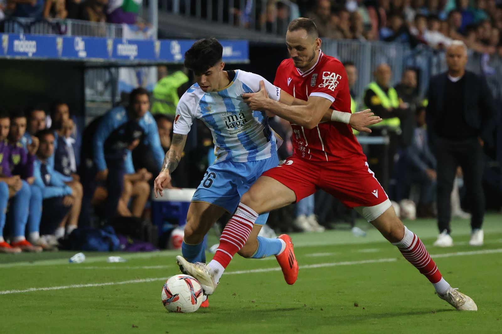 La etapa de Antoñito Cordero en el Málaga CF, en fotos
