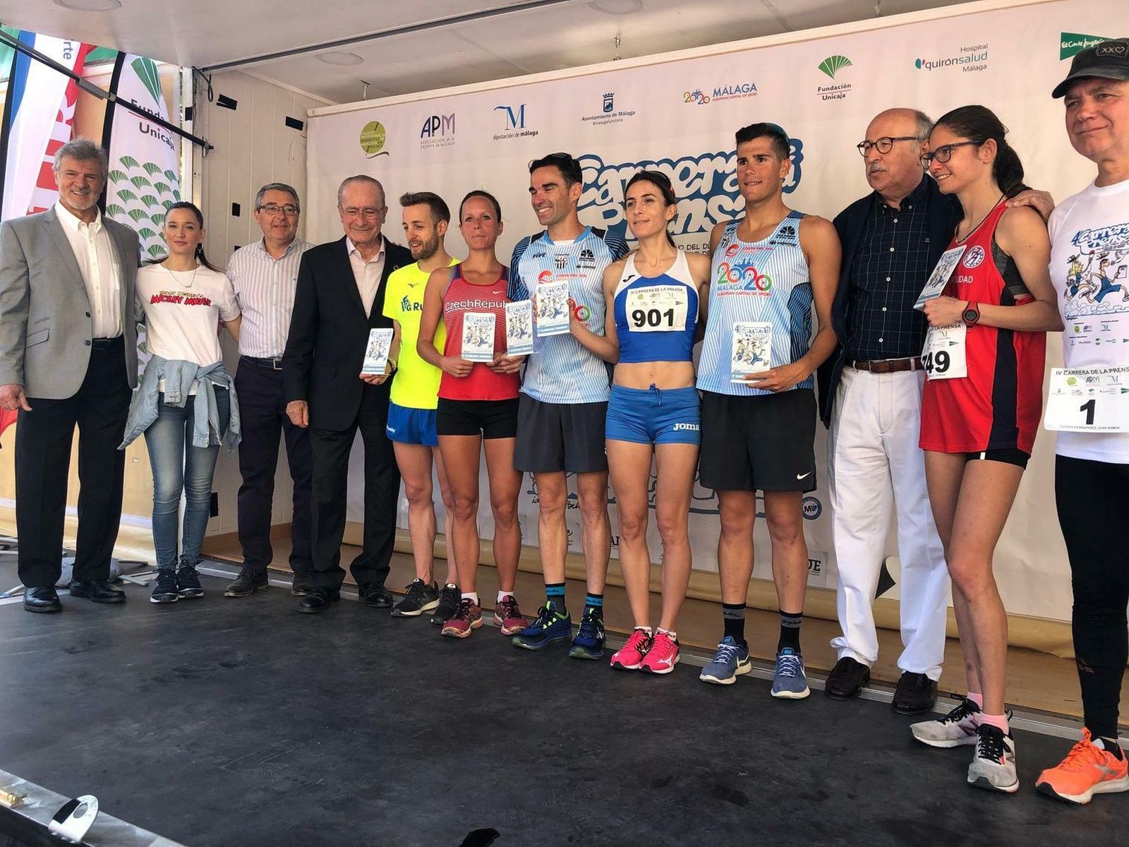Las mejores fotografías de la Carrera de la Prensa de Málaga de 2019